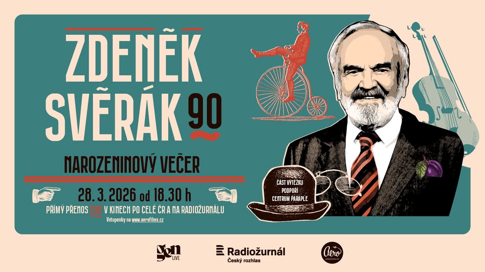 Priamy prenos vo Veritase: Zdeněk Svěrák 90