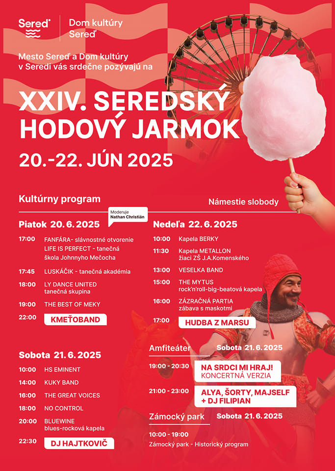 Seredský hodový jarmok 2025