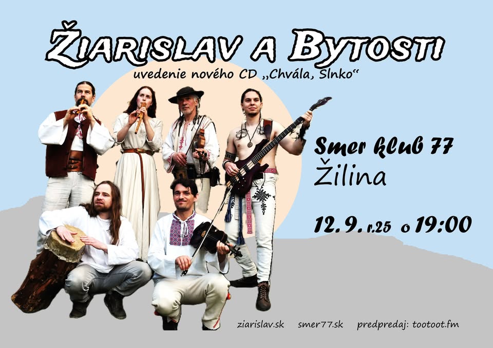 koncert ŽIARISLAV A BYTOSTI v Žiline - uvedenie CD "Chvála, Slnko"