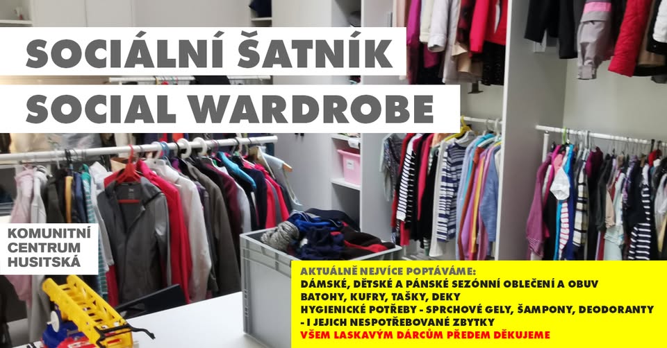 SOCIÁLNÍ ŠATNÍK / příjem & výdej