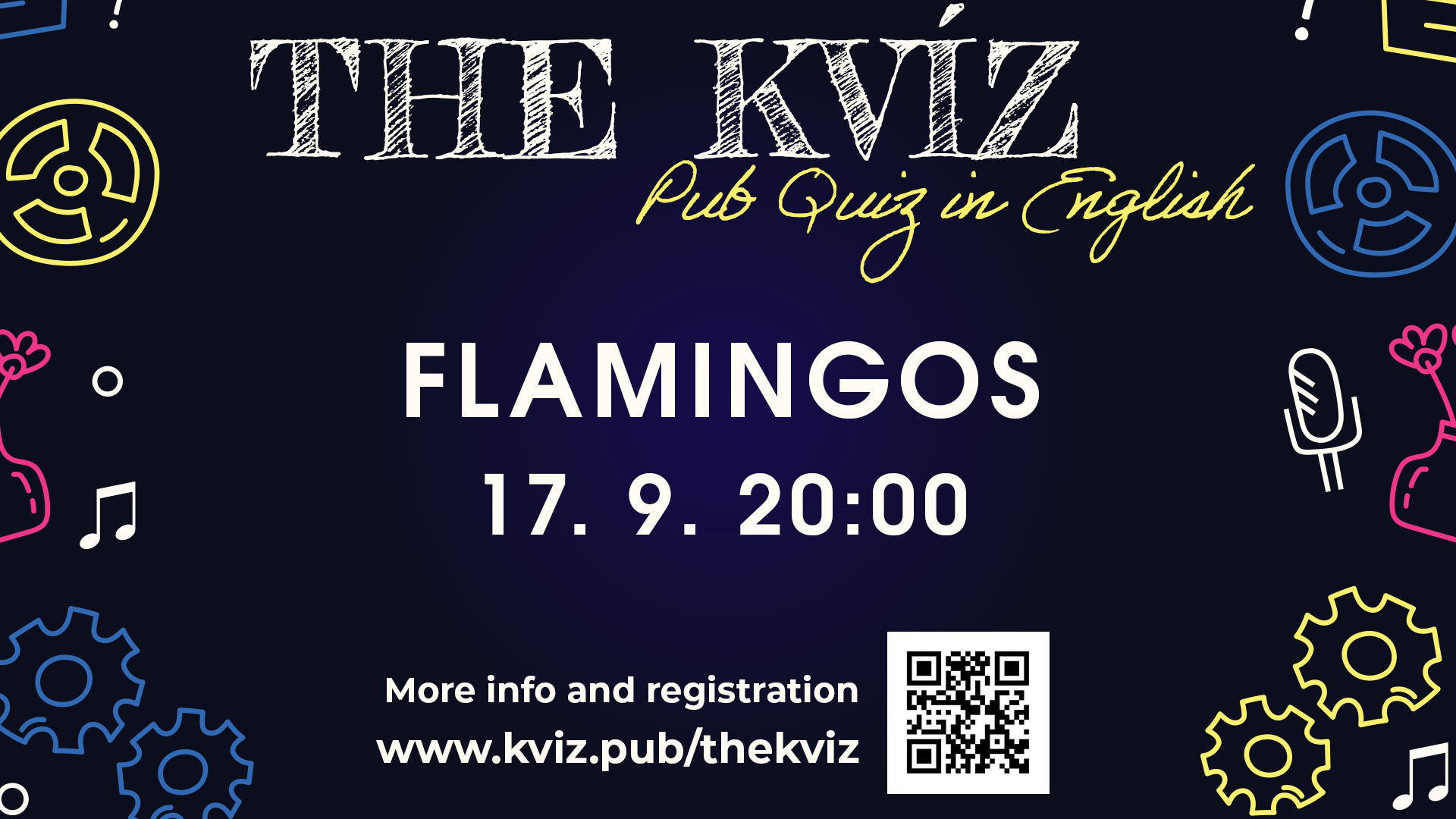 THE KVÍZ - Pub Quiz in English in FLAMINGOS - 17. 9. 20:00