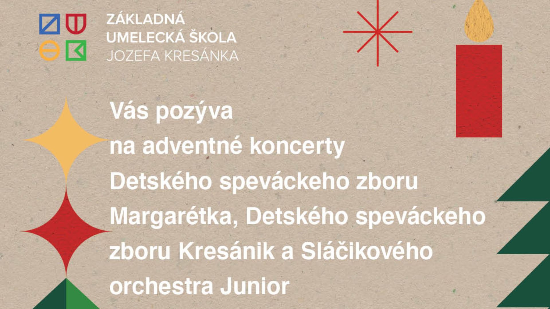 Koncert ZUŠ J. Kresánka Tiché kúzlo adventu I.