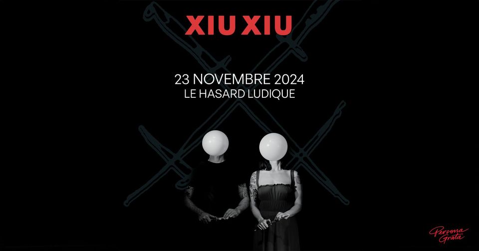 XIU XIU + EVICSHEN @ Le Hasard Ludique // 23.11.2024