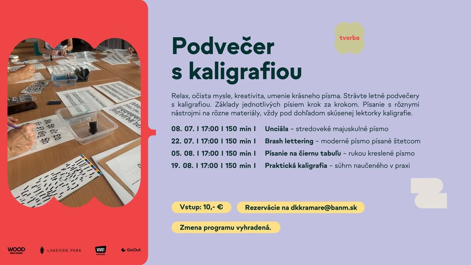 Podvečer s kaligrafiou