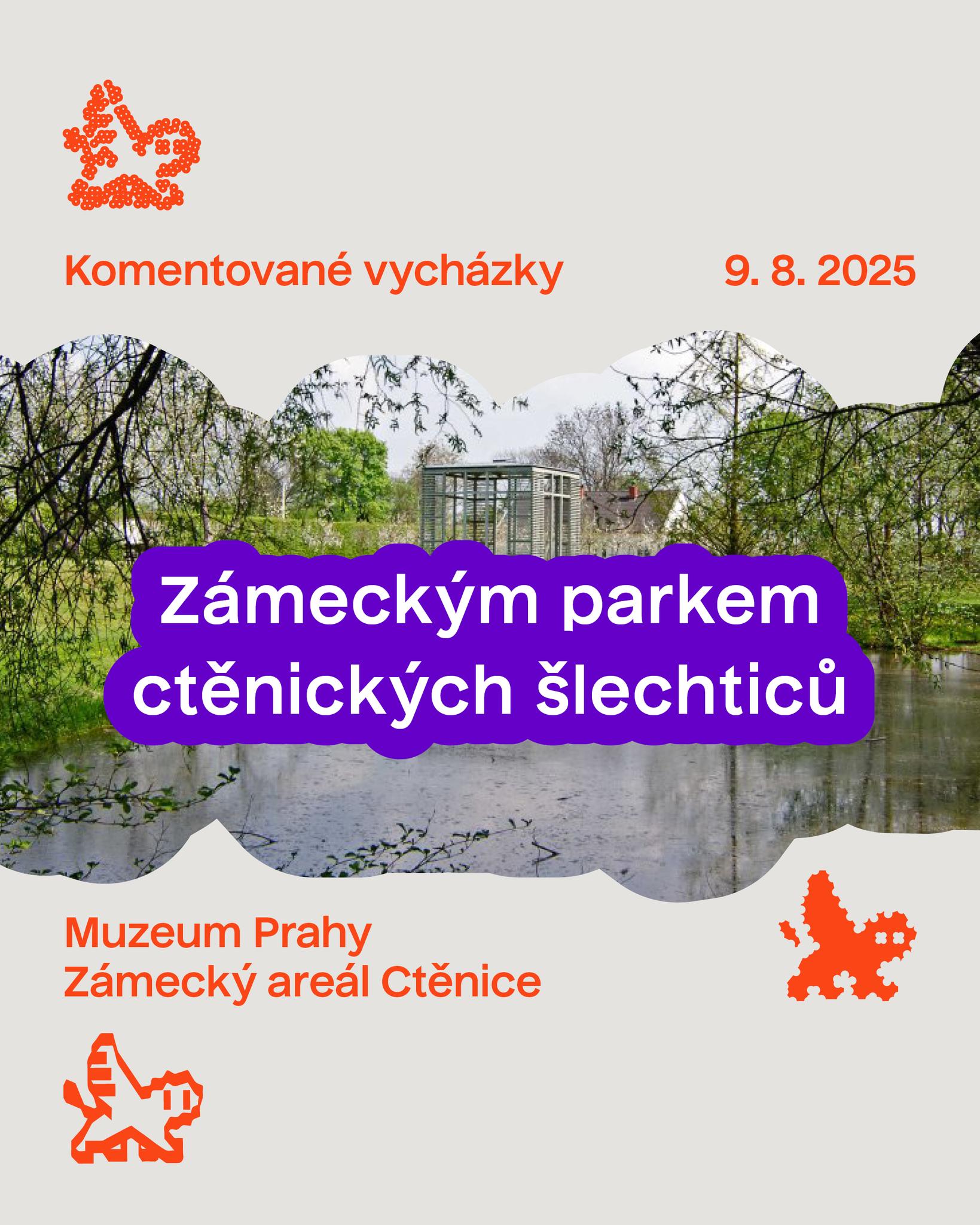 Zámeckým parkem ctěnických šlechticů