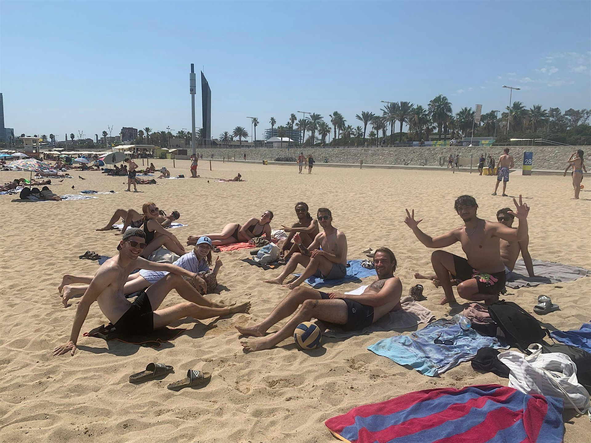 Barcelona Beach Day +  Volleyball