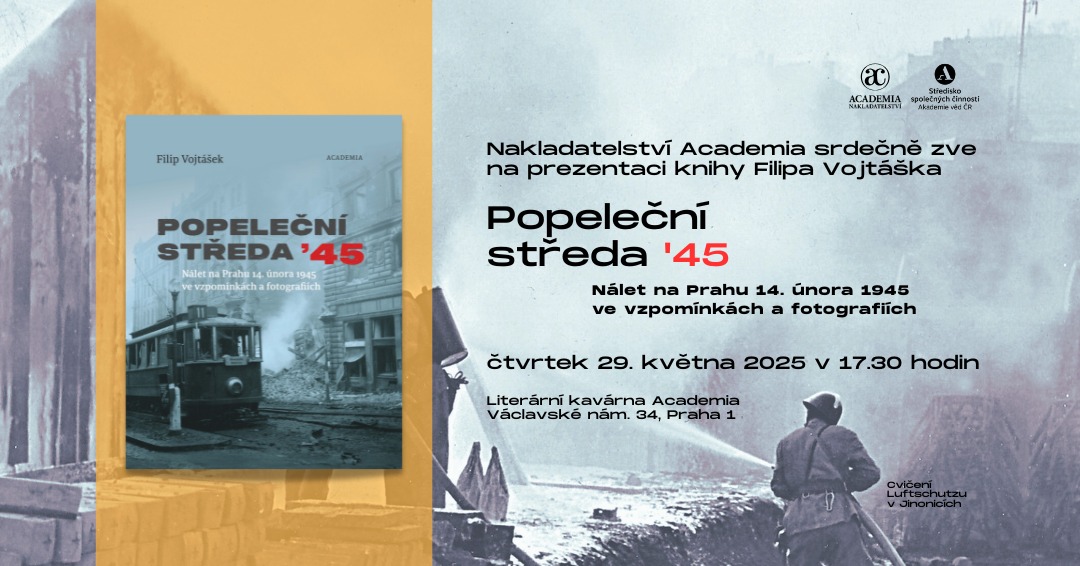Prezentace knihy Filipa Vojtáška Popeleční středa ´45