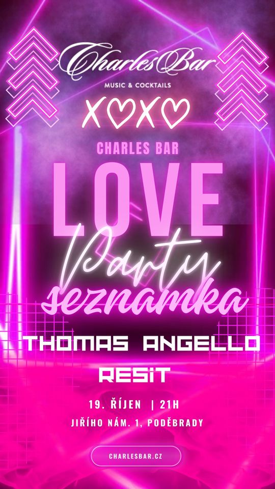 Party SEZNAMKA w/ Thomas Angello & Resit