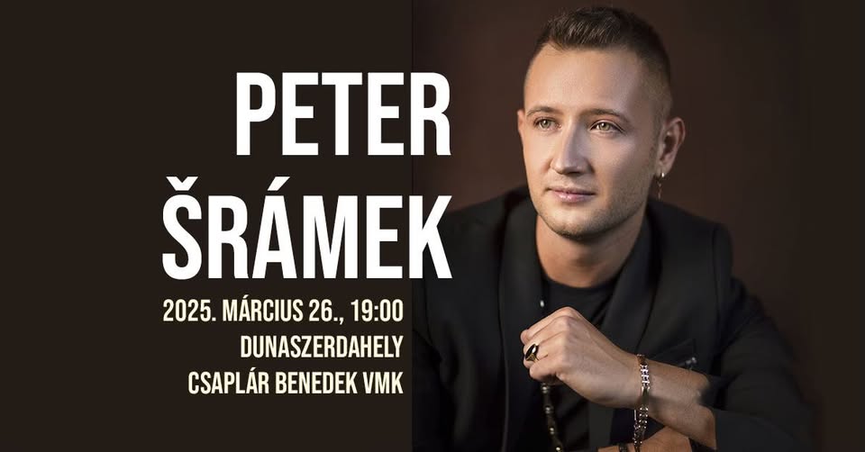 Peter Šrámek - élő koncert zenekarral