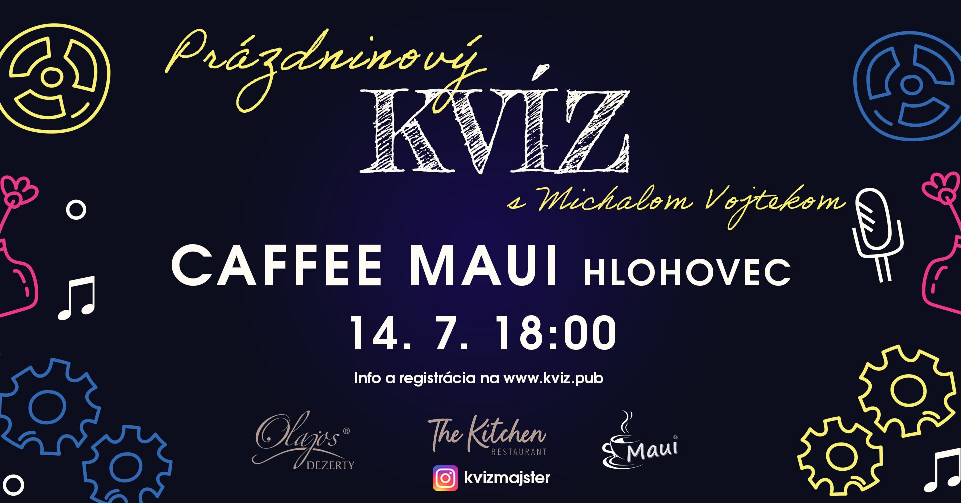 Prázdninový kvíz v Caffee Maui s Michalom Vojtekom