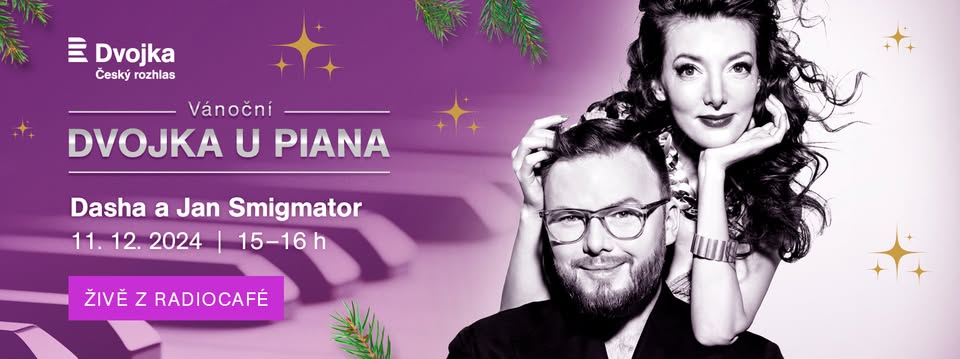 Vánoční Dvojka u piana s Dashou a Janem Smigmatorem