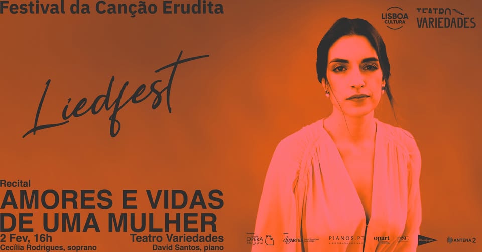 Amores e vidas de uma mulher | recital