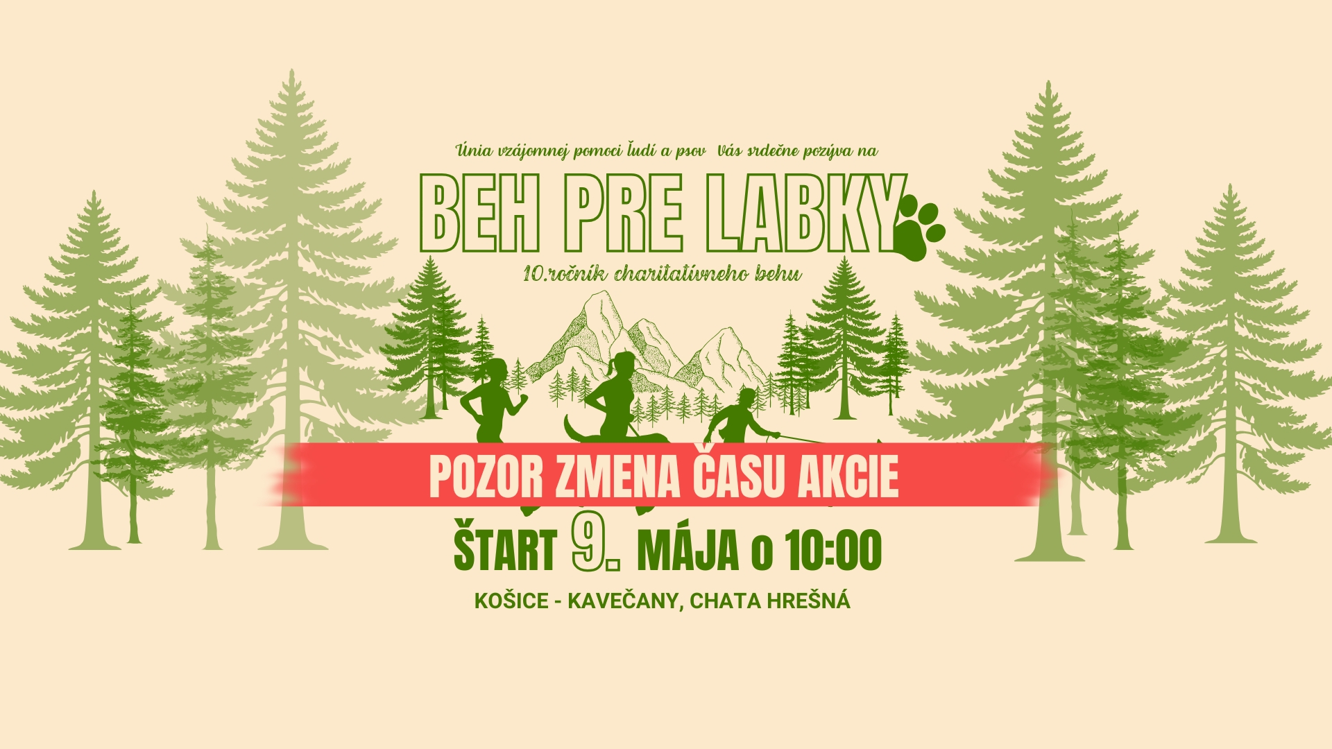 BEH PRE LABKY X. ročník charitatívneho behu