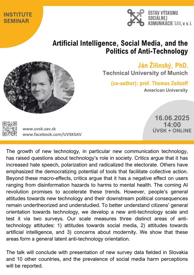 Artificial Intelligence, Social Media, and the Politics of Anti-Technology