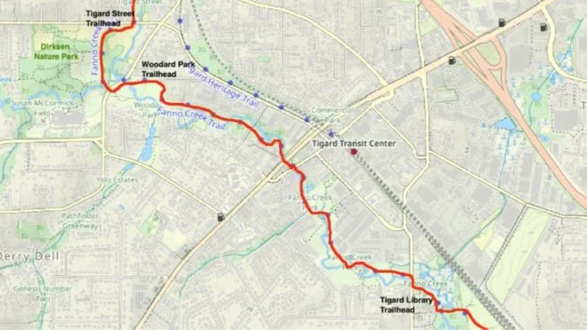 Fanno Creek Walk Beginning at Tigard Library - 4ish Miles (See Details!)