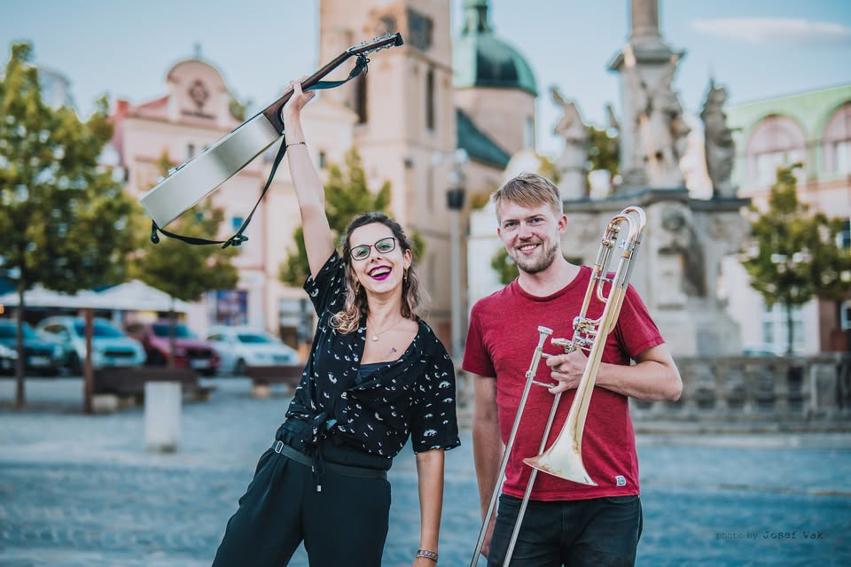 Jazz-popové duo MarZ: Markéta Zdeňková a Štěpán Janoušek