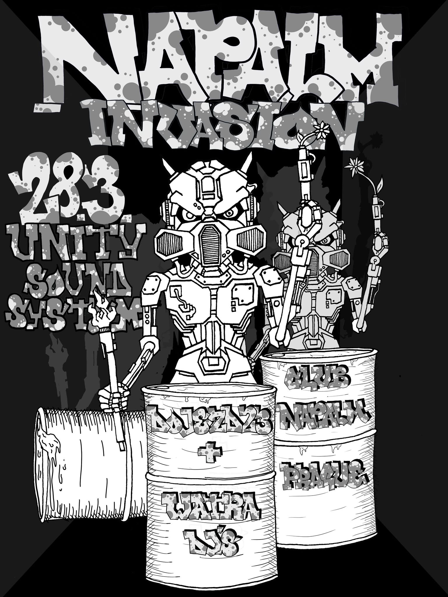 Napalm Invasion & Unity/Dojezd23/Watra