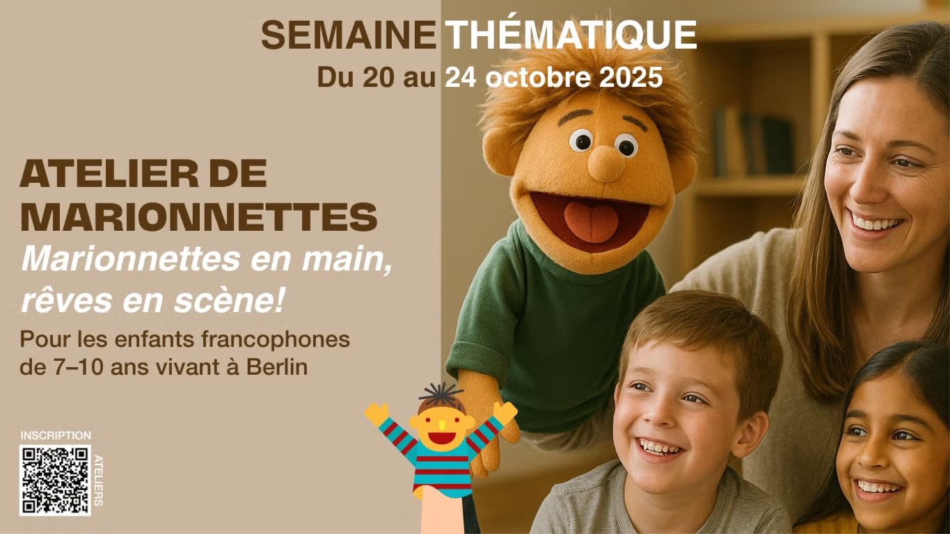 ATELIER DE MARIONNETTES POUR ENFANTS (7/10ANS) BERLIN