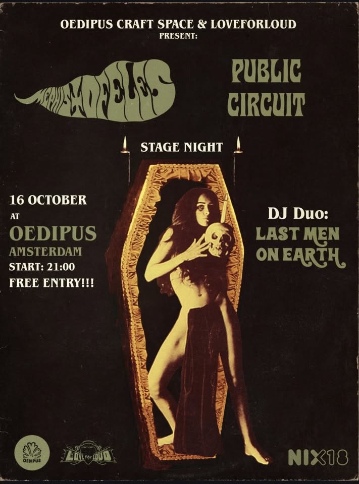 Memphistofeles + Public Circuit + DJ Duo Last men on Earth