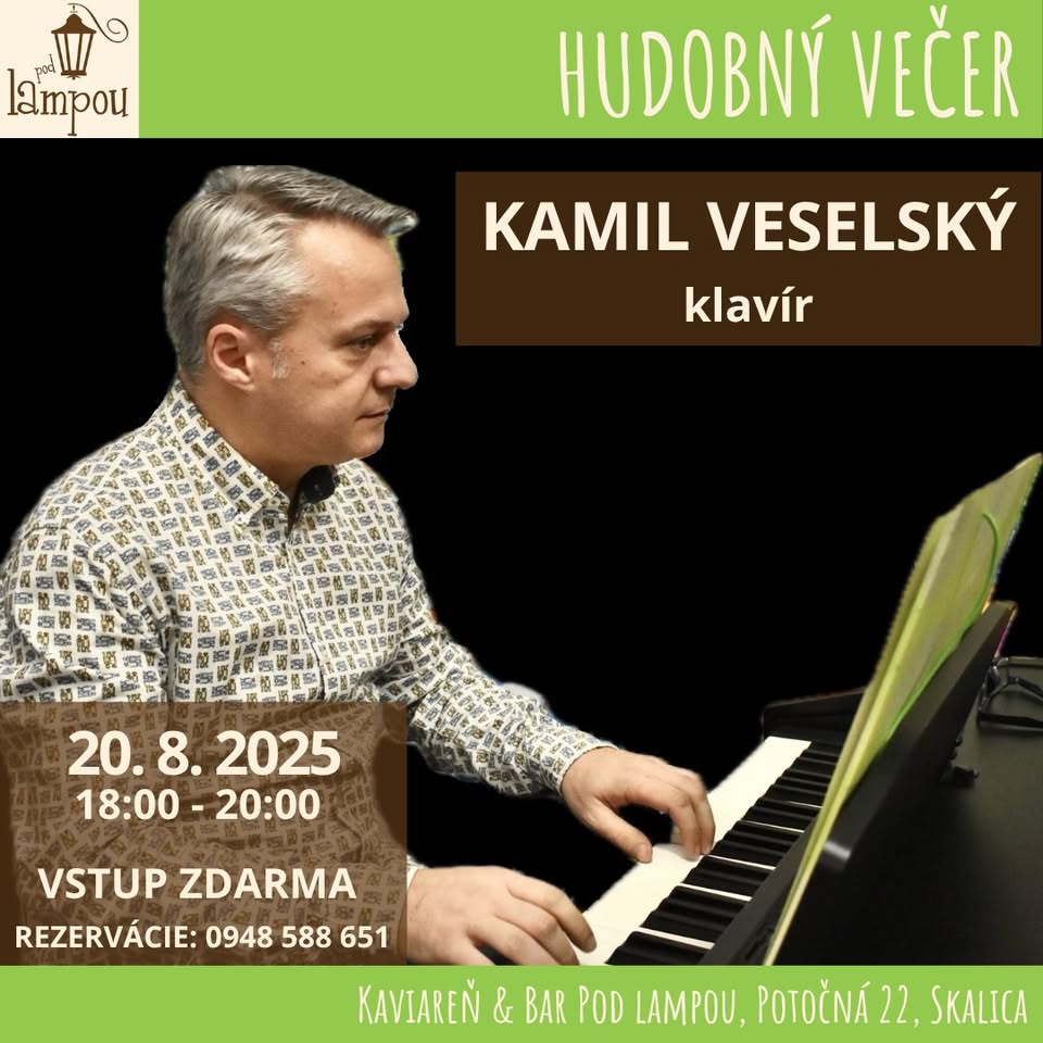 Posedenie pri klavíri - Kamil Veselský