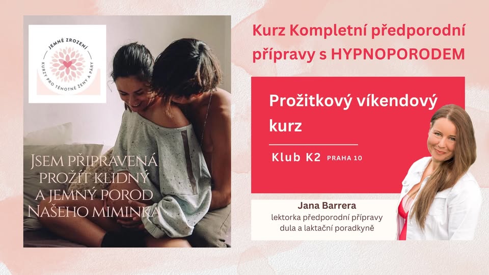 Kurz kompletní předporodní přípravy Jemného Zrození