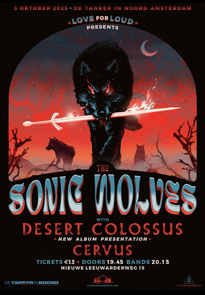 Album Release party: Desert Collosus + Sonic Wolves + Cervus