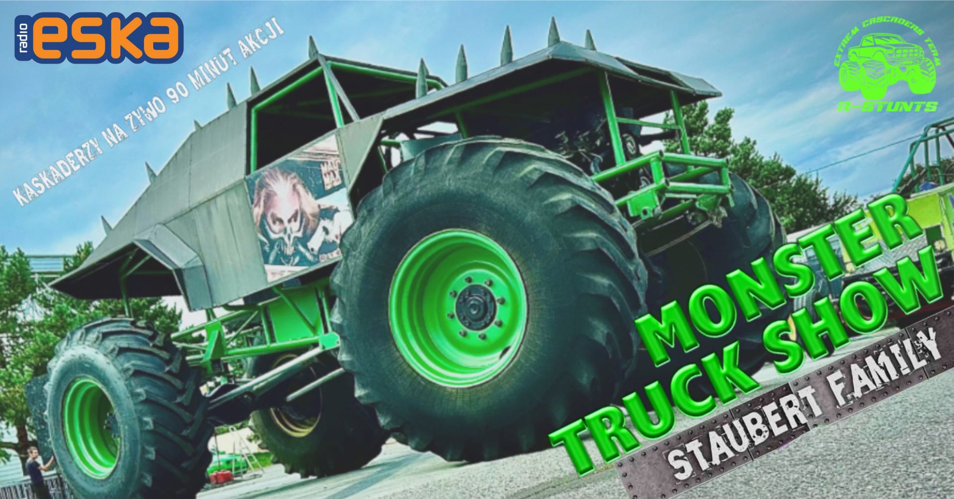 Monster TRUCK SHOW w Koziegłowach 4.07 g.20:00 Targowisko ul. Kościuszki