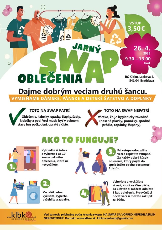 Jarný SWAP oblečenia