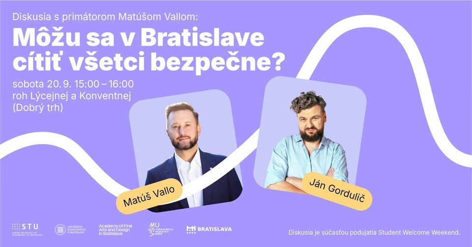 🎙 Diskusia s primátorom Matúšom Vallom: Môžu sa v Bratislave cítiť všetci bezpečne?