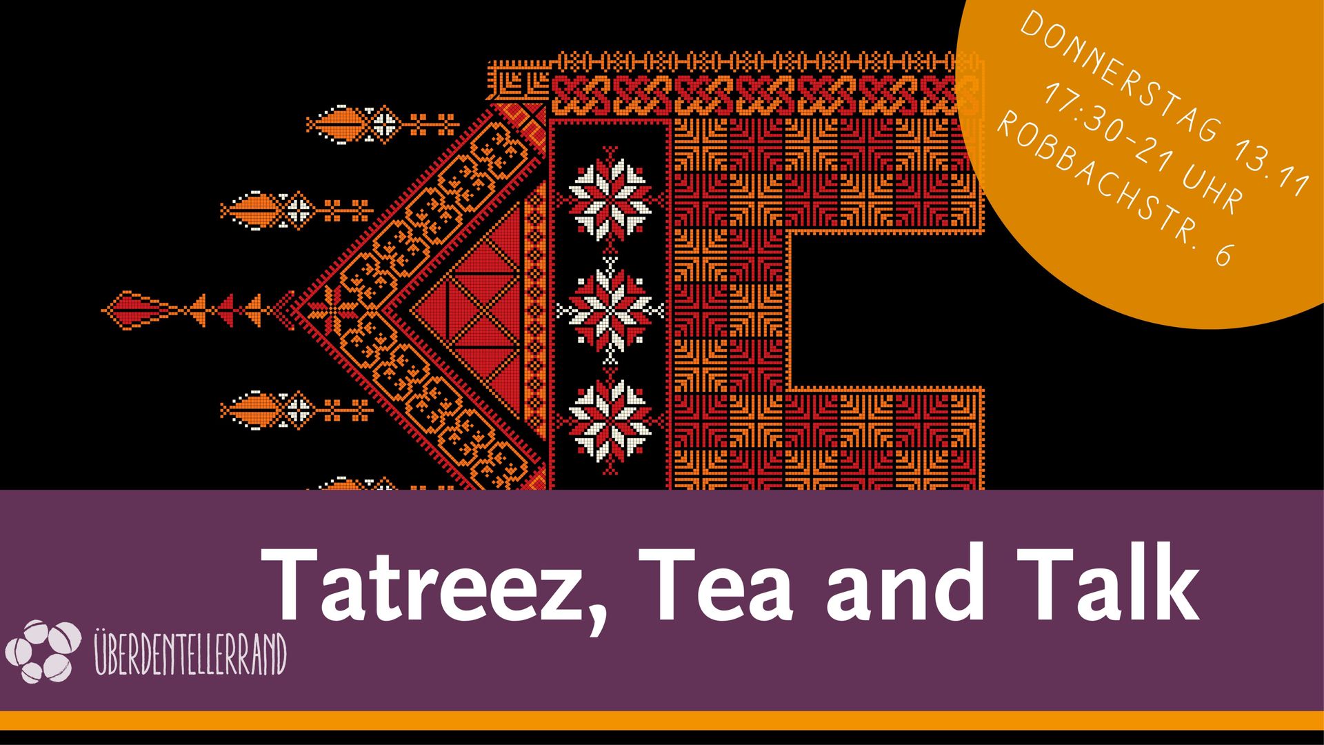 Tatreez, Tea and Talk