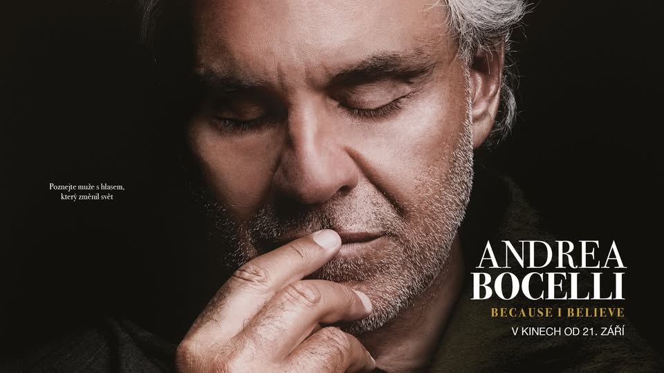 Andrea Bocelli: Because I Believe v Kině Lucerna