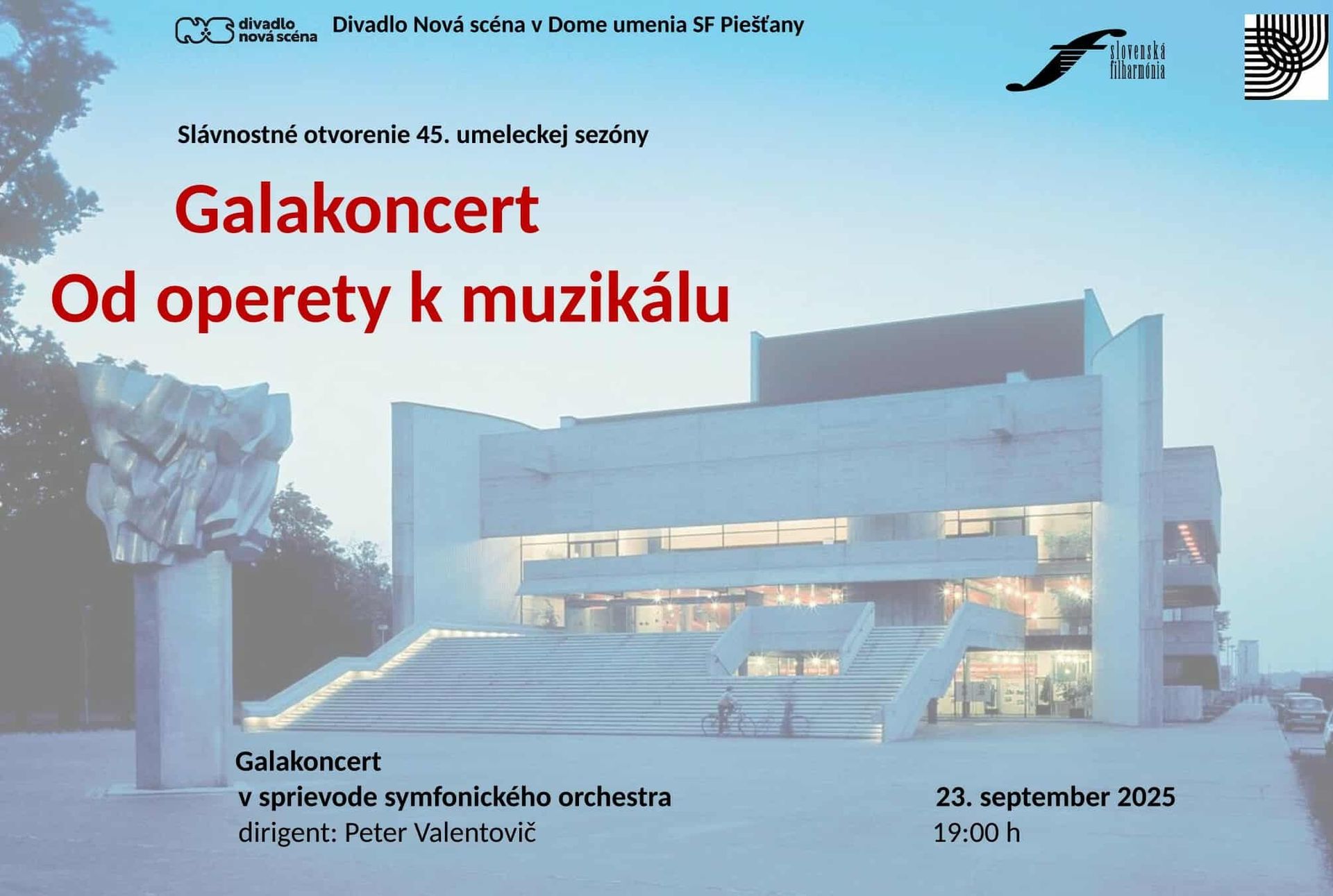 Galakoncert Od operety k muzikálu
