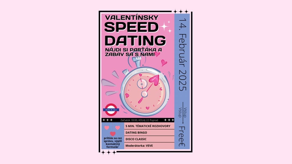 Speed dating na Koľaji 22