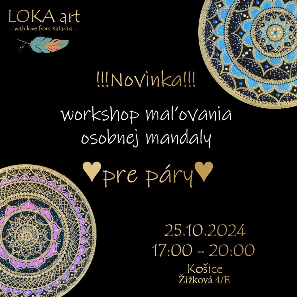 Workshop maľovania osobnej mandaly PRE PÁRY