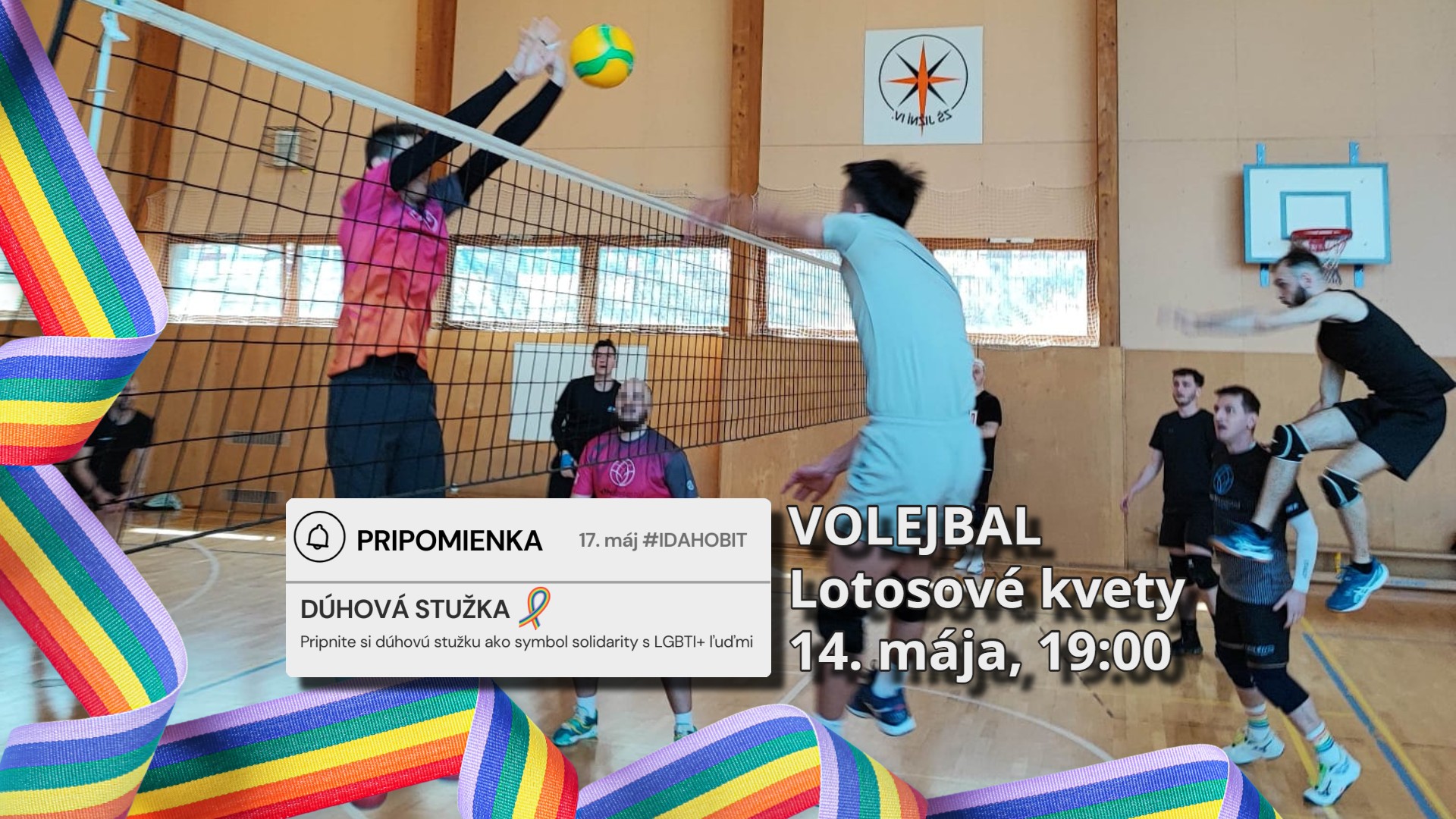 Volejbal s Dúhovou stužkou