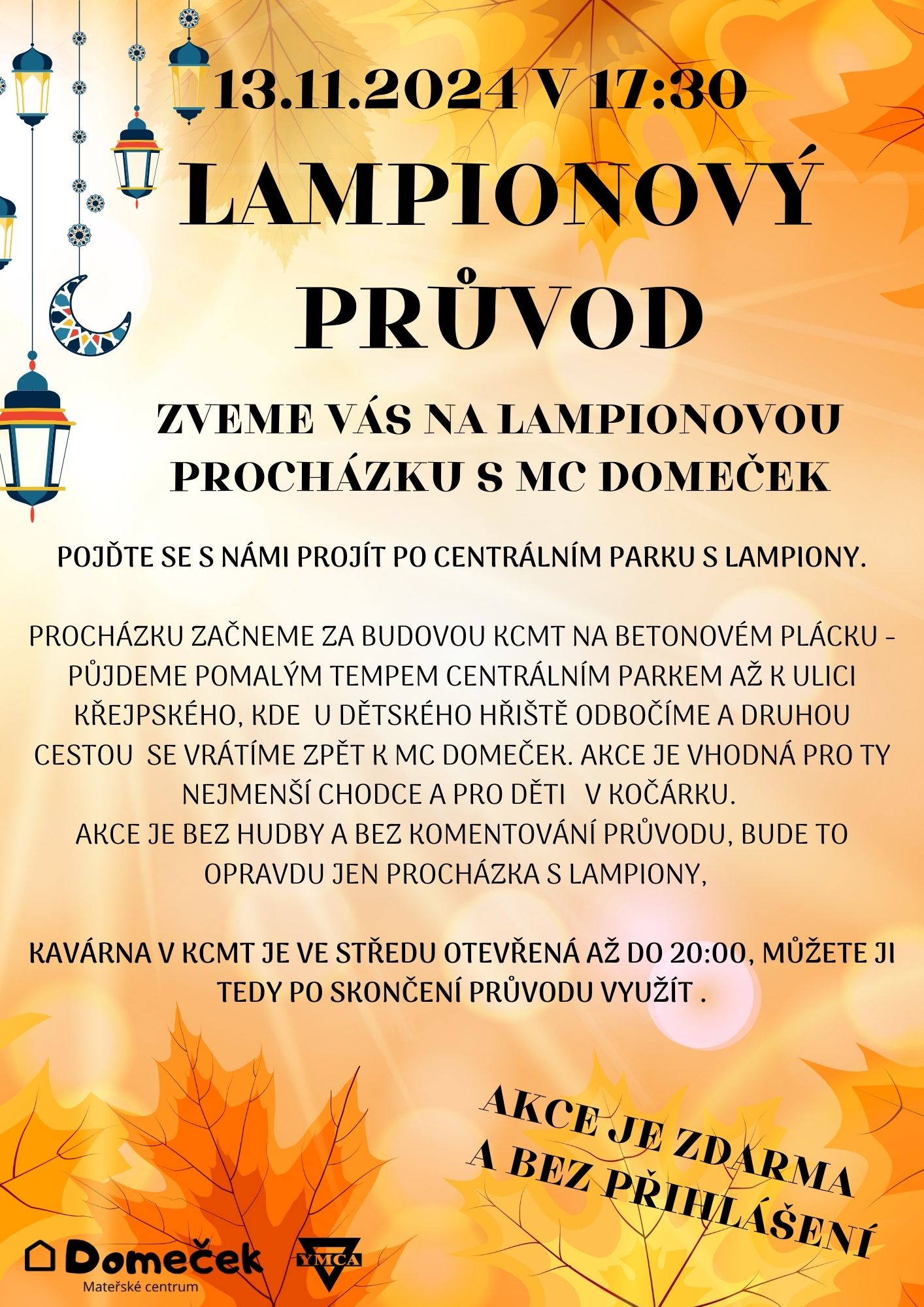 Lampionový průvod ( baby průvod)