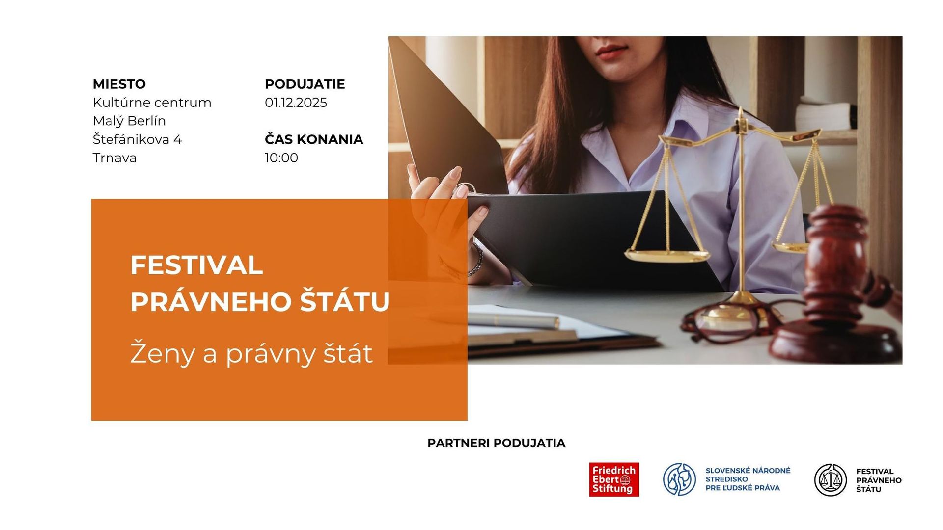 Festival právneho štátu 2025: Ženy a právny štát
