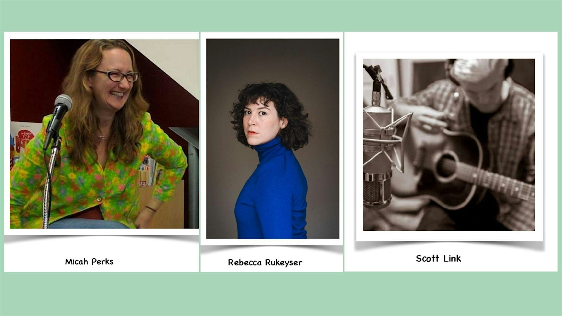 Micah Perks and Rebecca Rukeyser at Metis Books and Café