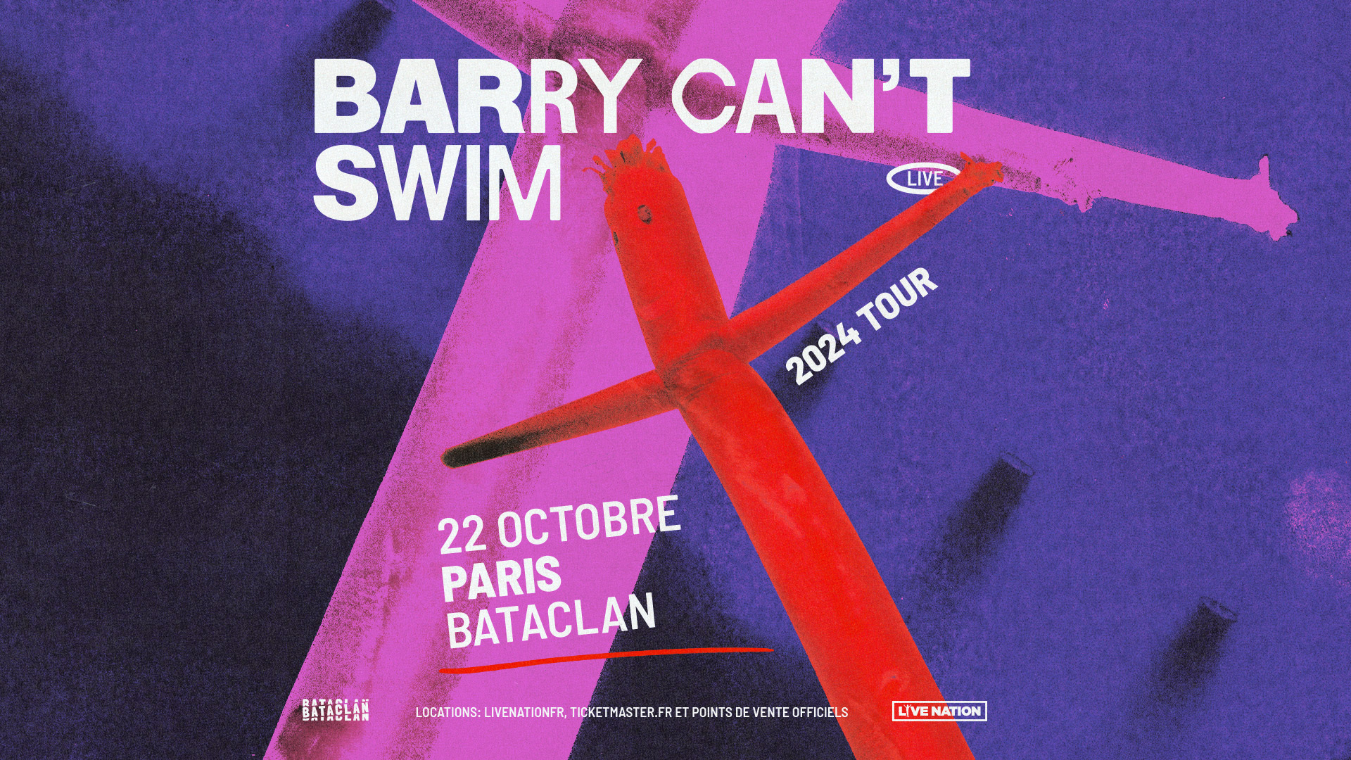 BARRY CAN'T SWIM | Bataclan, Paris - 20 octobre 2024
