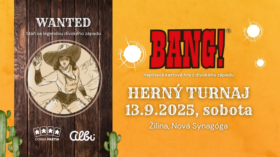 Turnaj v hre BANG