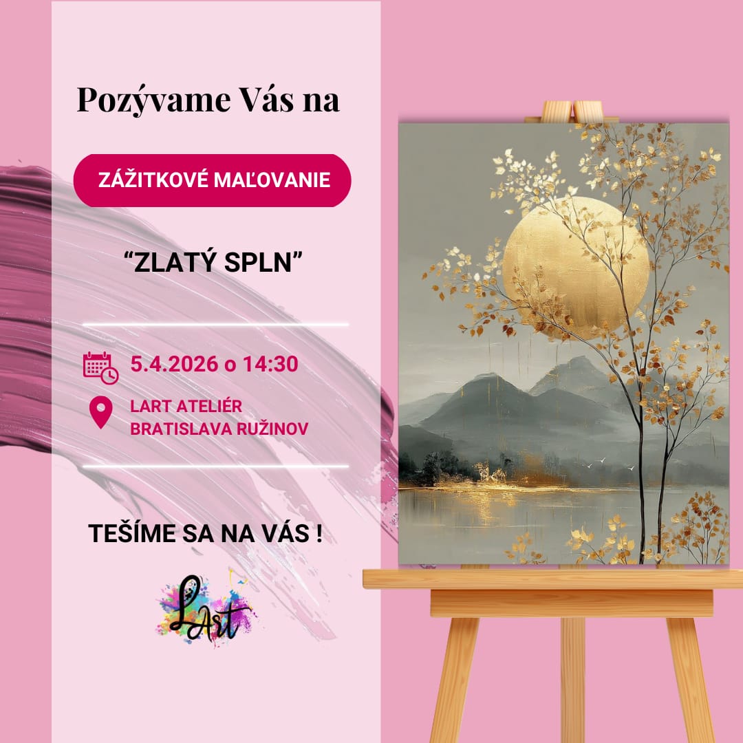 Zážitkové maľovanie- Zlatý spln
