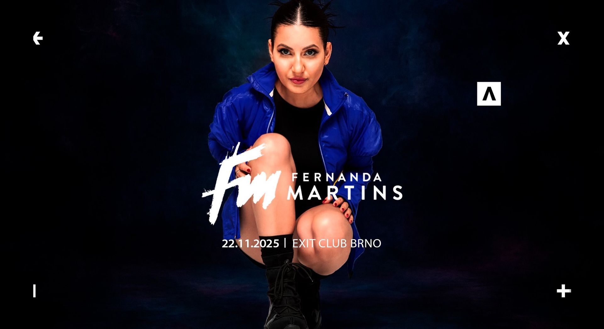Fernanda Martins (BRA) → EXIT Club Brno → 22.11.2025