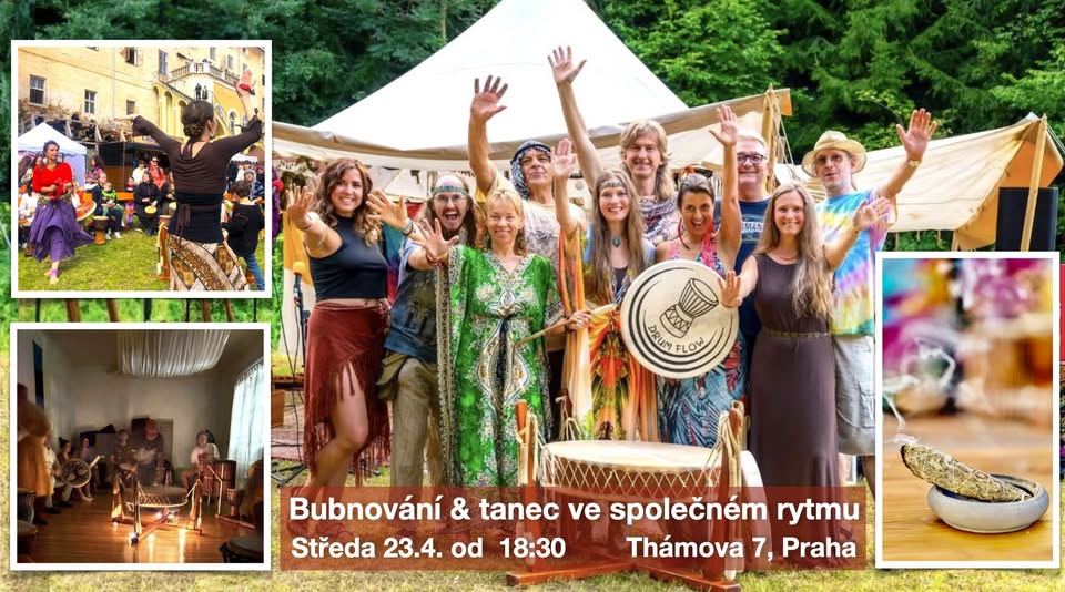 Bubnování, tanec a zpěv ve společném rytmu