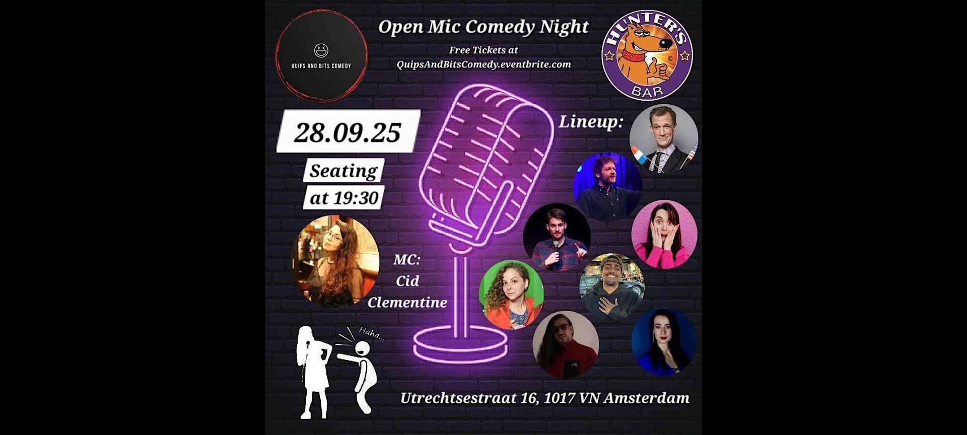 Hunter's Bar Open Mic Comedy