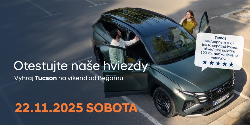 Otestujte naše hviezdy HYUNDAI a vyhrajte TUCSON na víkend s plnou nádržou