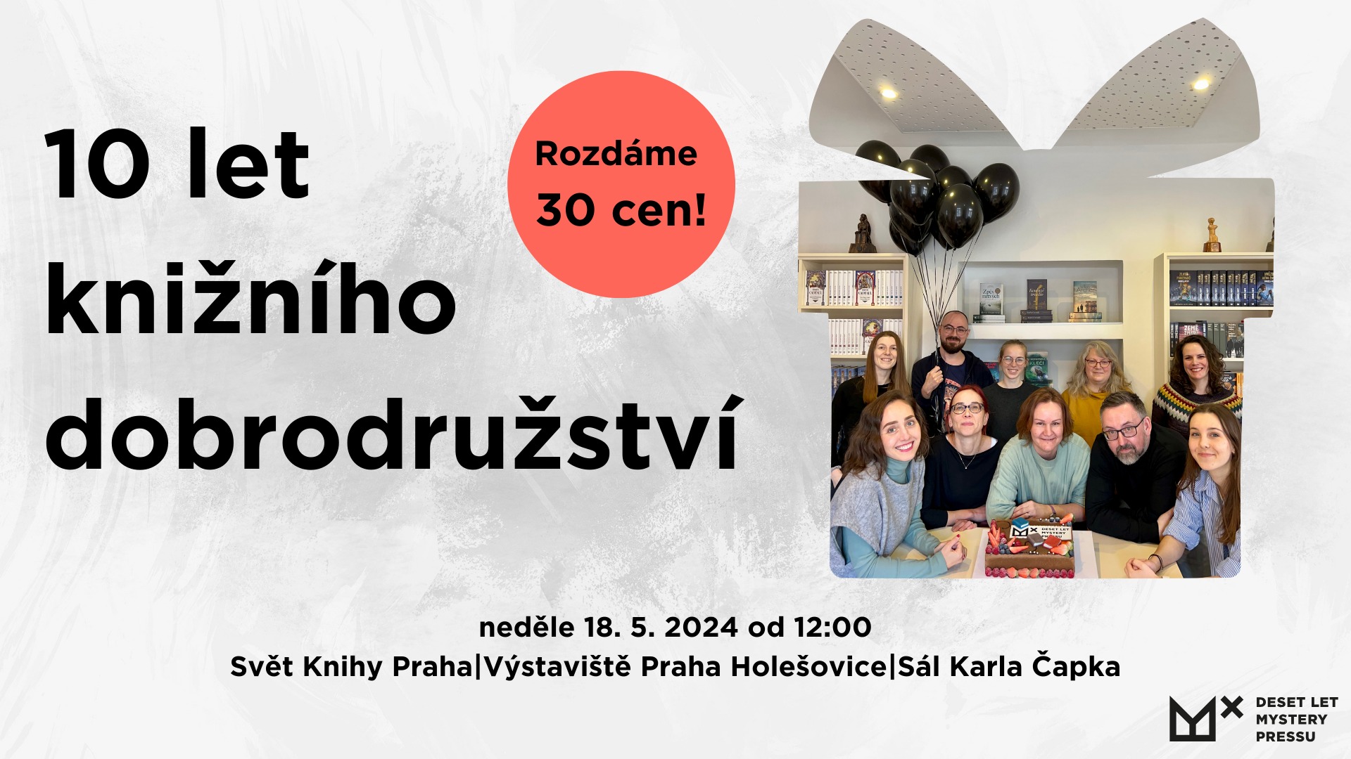 10 let knižního dobrodružství | Svět knihy Praha 2025