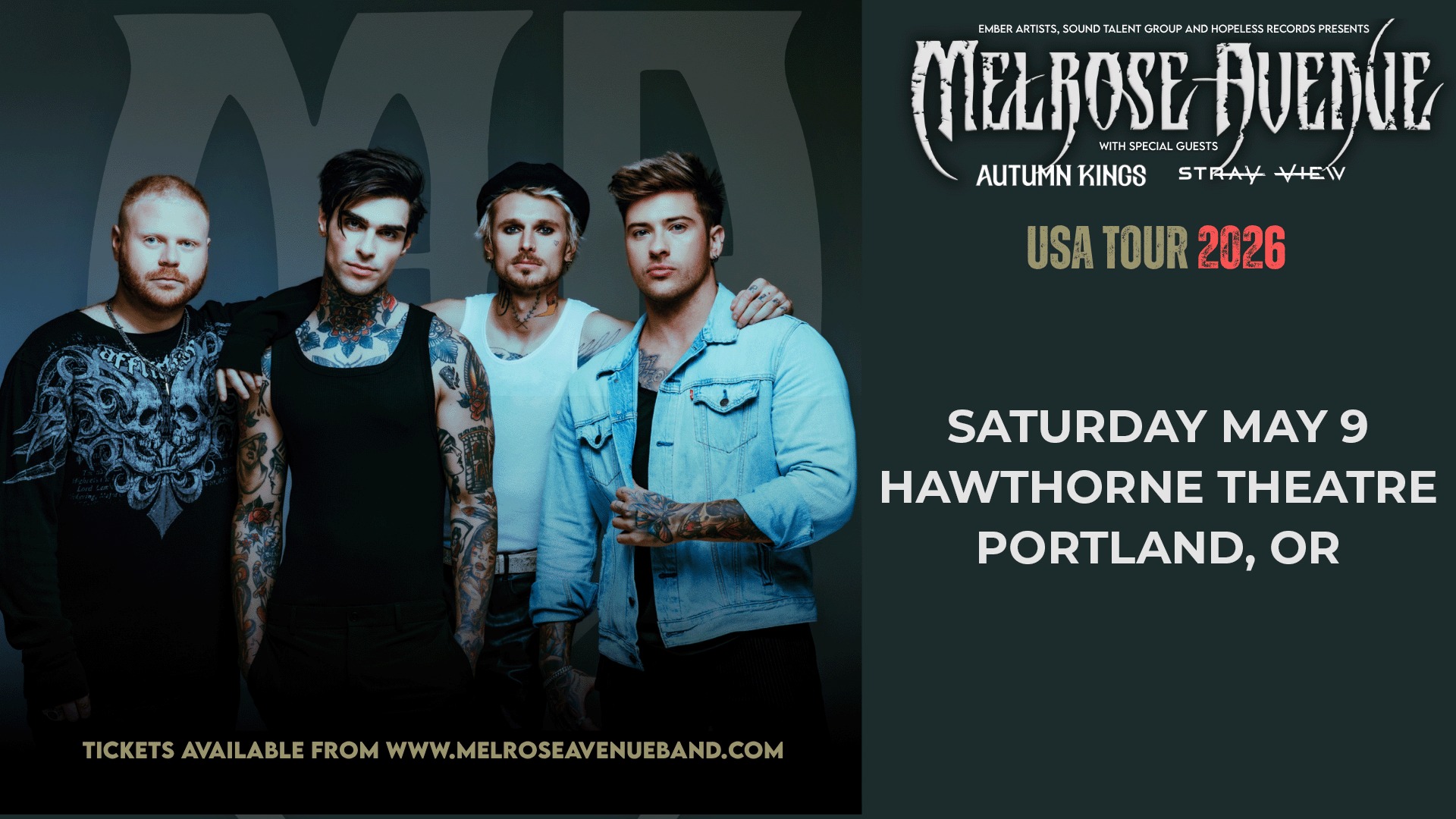 Melrose Avenue - Hawthorne Theatre - Portland, OR