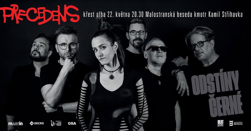 Precedens - křest alba Odstíny černé - Praha