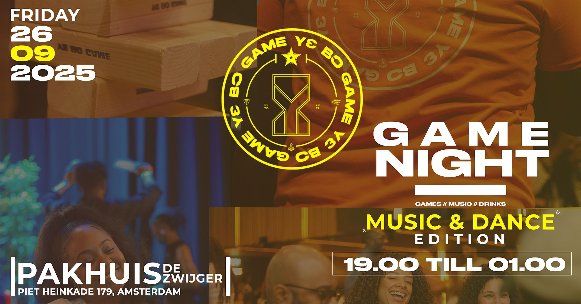 Ye Bo Game - Music & Dance Game Night