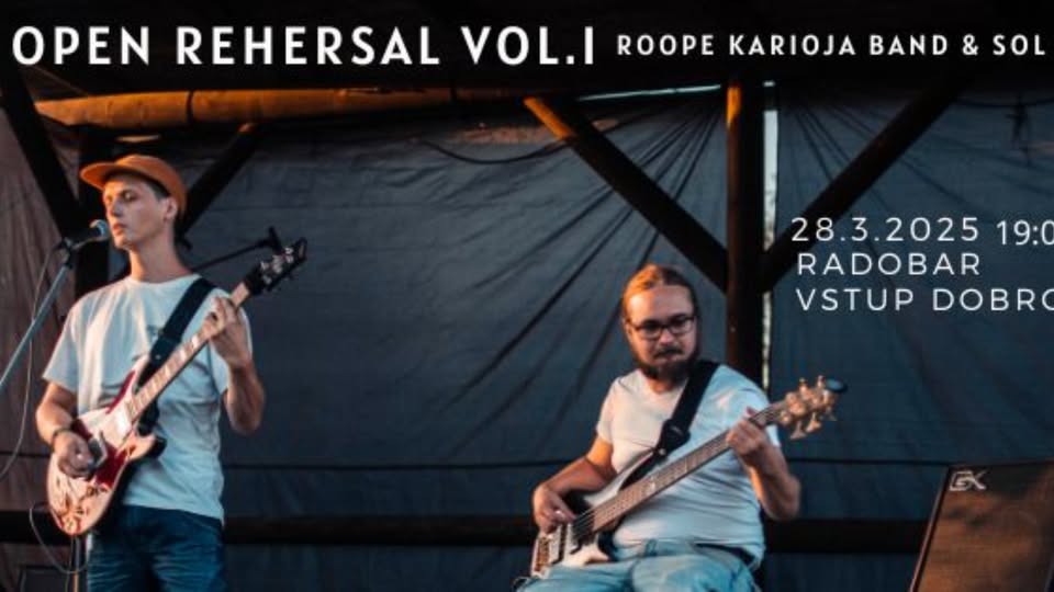 Open Rehearsal vol.1 - Roope Karioja Band & Sol Paraver